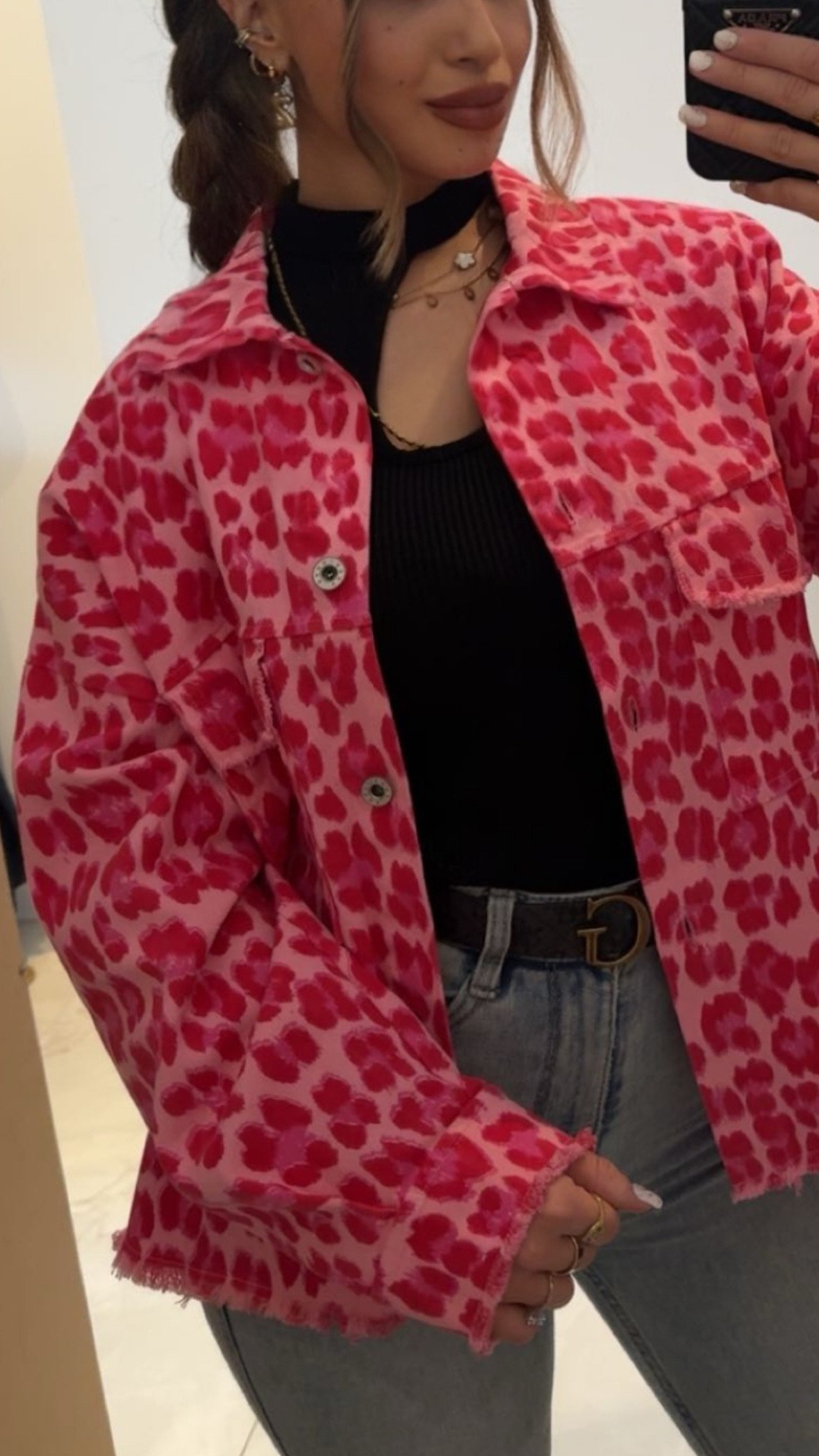 Chemise imprimée léopard